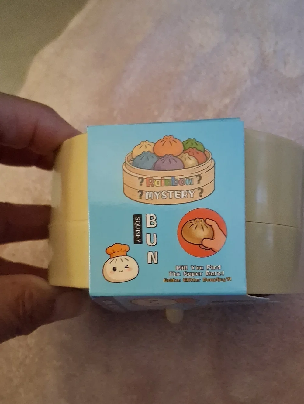Rainbow Mystery Squishy Bun - Yellow